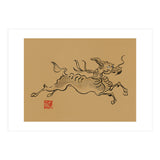 Kirin On Brown Paper (Print Only) thumbnail