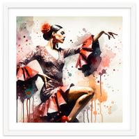 Scarlet Flamenco Side Pose