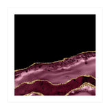 Burgundy & Gold Agate Texture 17 (Print Only) thumbnail