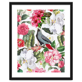 Vintage Cockatoo in Flower Jungle thumbnail