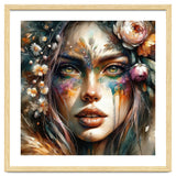 Floral Forest Druid Woman Portrait thumbnail