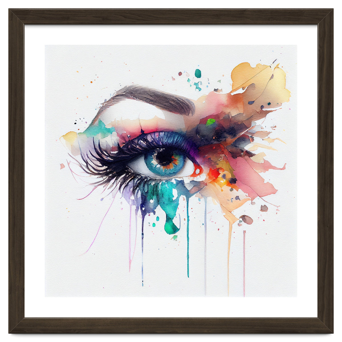 Watercolor Woman Eye #2