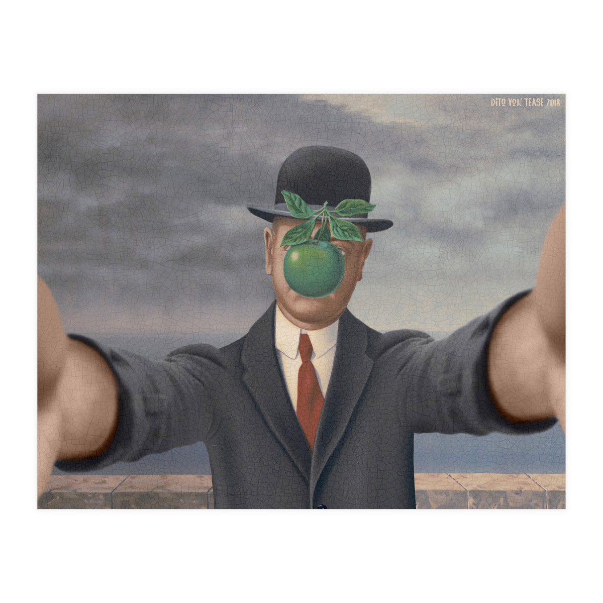 The Son Of Man - Magritte - Selfie (Print Only)