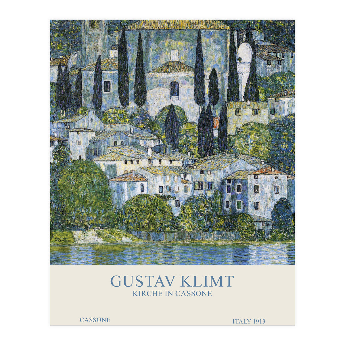 Gustav Klimt - Kirche in Cassone (Print Only)