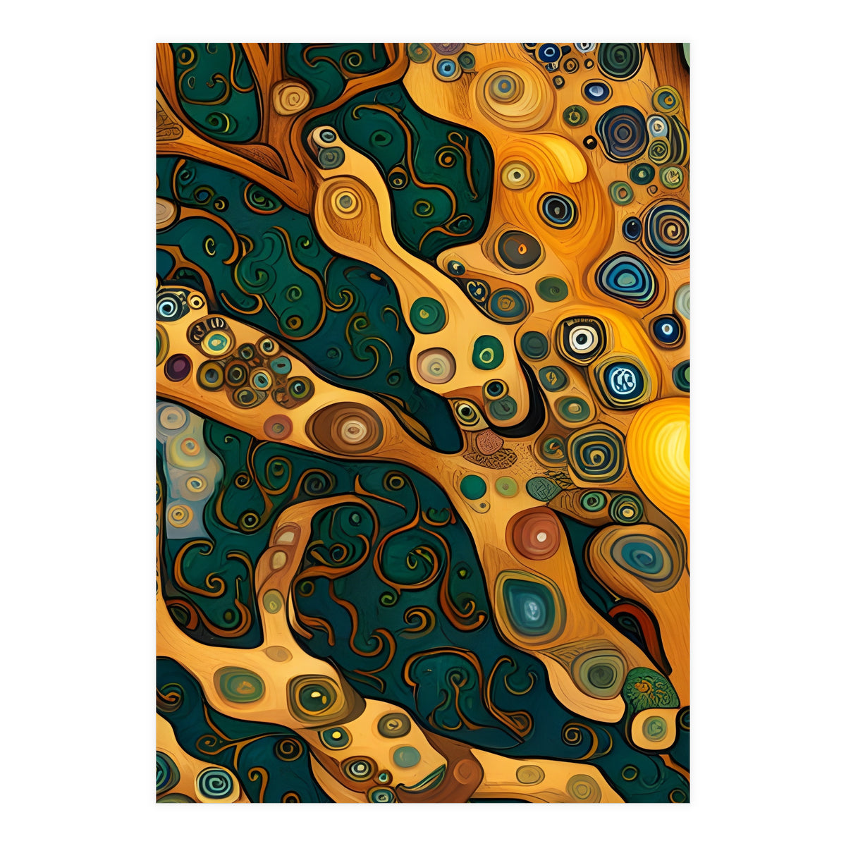 Artificial Masterworks - Klimt van Gogh (Print Only)