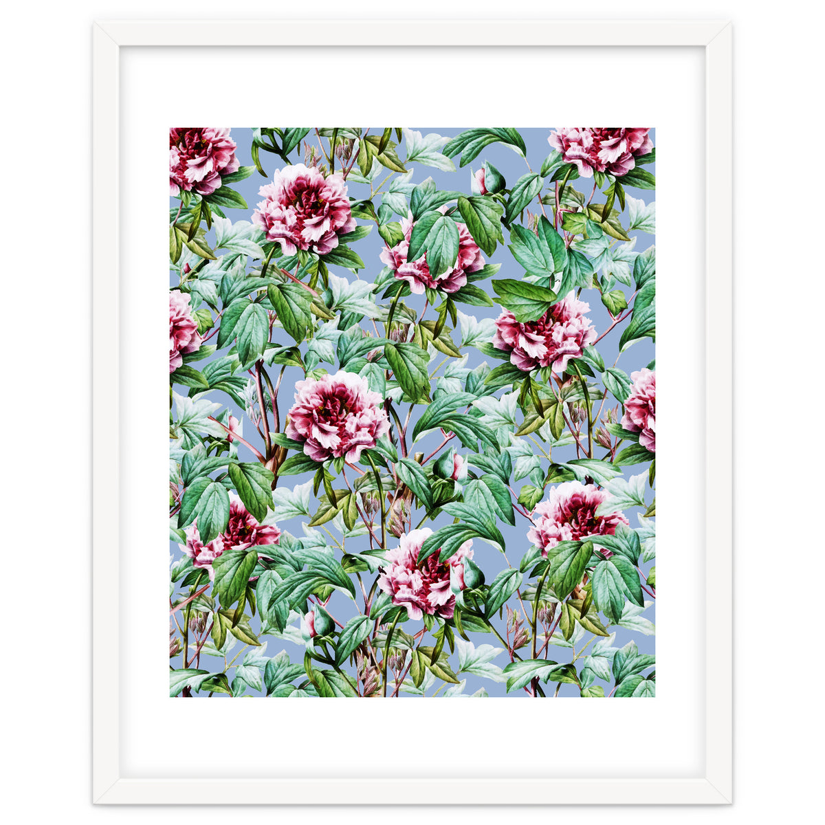 Frosty Florals #society6 #decor #buyart