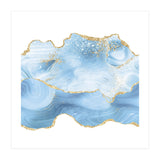 Blue & Gold Glitter Agate Texture 05 (Print Only) thumbnail