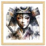 Ink Veil Asian Warrior Woman Portrait thumbnail