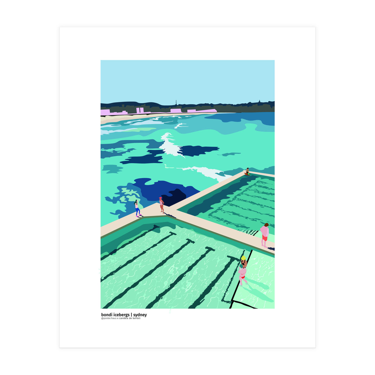 Bondi Icebergs Swimming Club - Sydney (Print Only)