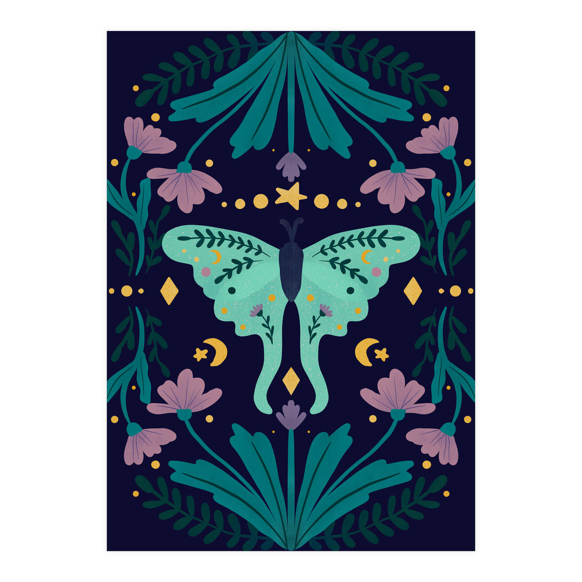 Mystical Series – Luna Moth (Print Only)