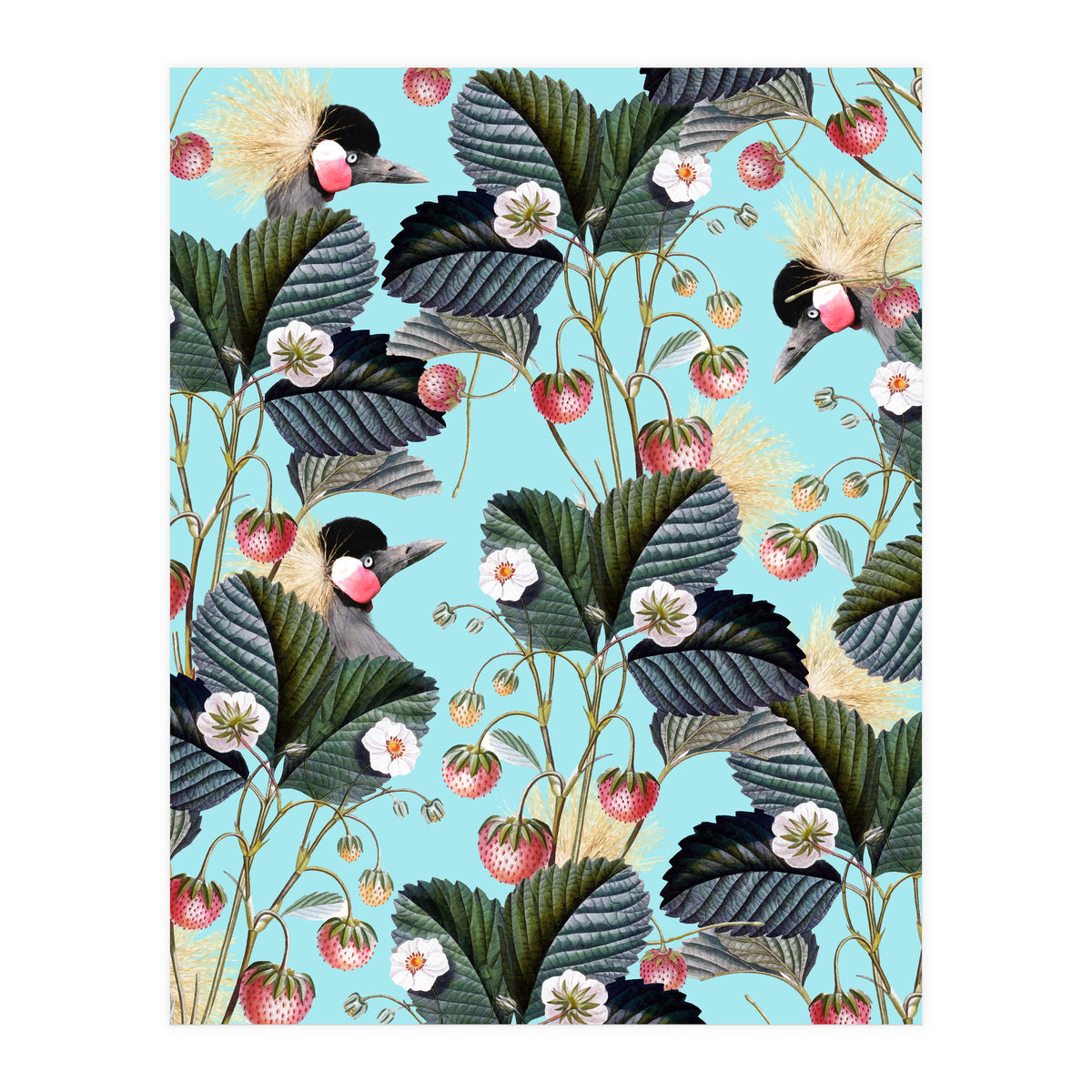 Strawberry Brush Hide Out (Print Only)