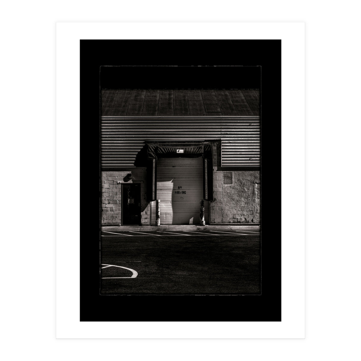 No Parking No 1 with Border (Print Only)