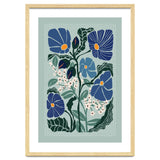 Klimt Flowers Light Blue thumbnail