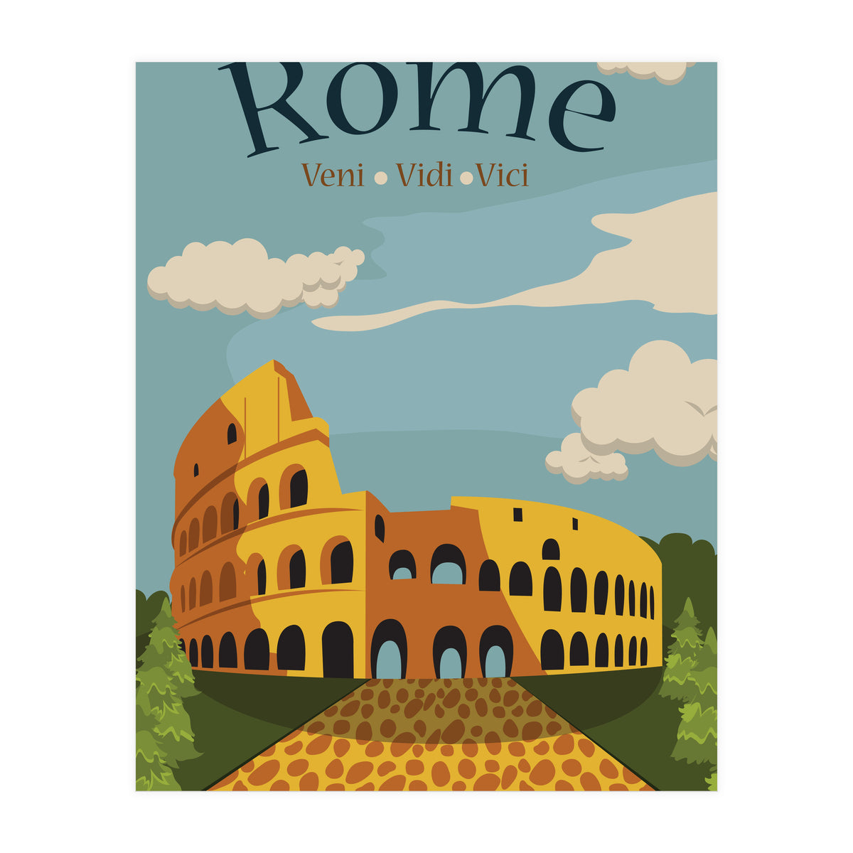Rome, Colosseum, Italy (Print Only)