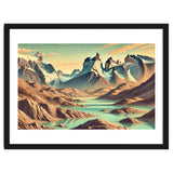 Vintage Chile, Torres Del Paine Poster thumbnail