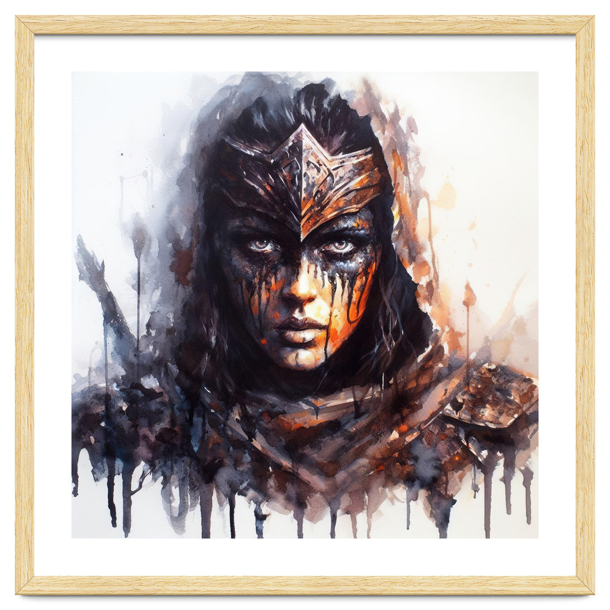 Armored Medieval Warrior Woman