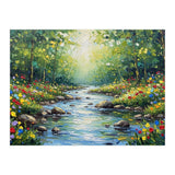 Sunlit Forest Stream (Print Only) thumbnail