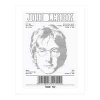 Receipt Art John Lennon (Print Only)