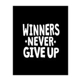 Winners Never Give Up (Print Only) thumbnail