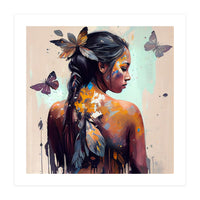 Powerful Butterfly Woman Body #2 (Print Only)