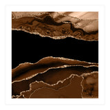 Brown & Gold Agate Texture 11 (Print Only) thumbnail