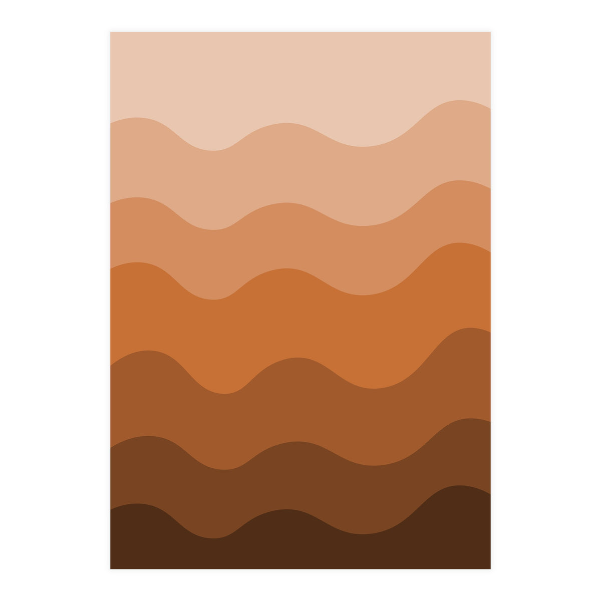 Brown gradient design  (Print Only)