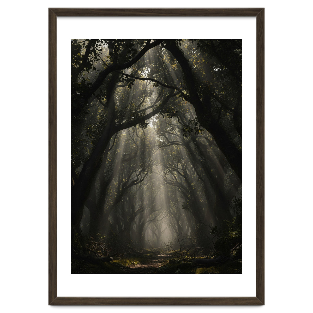 Enchanted Canopy: Mystical Forest Path