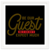 Be Our Guest But Don't Expect Much thumbnail
