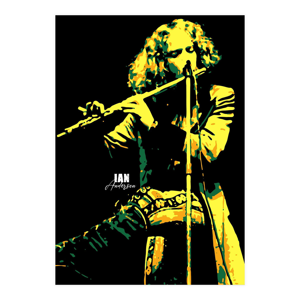 Ian Anderson Musician Legend (Print Only)