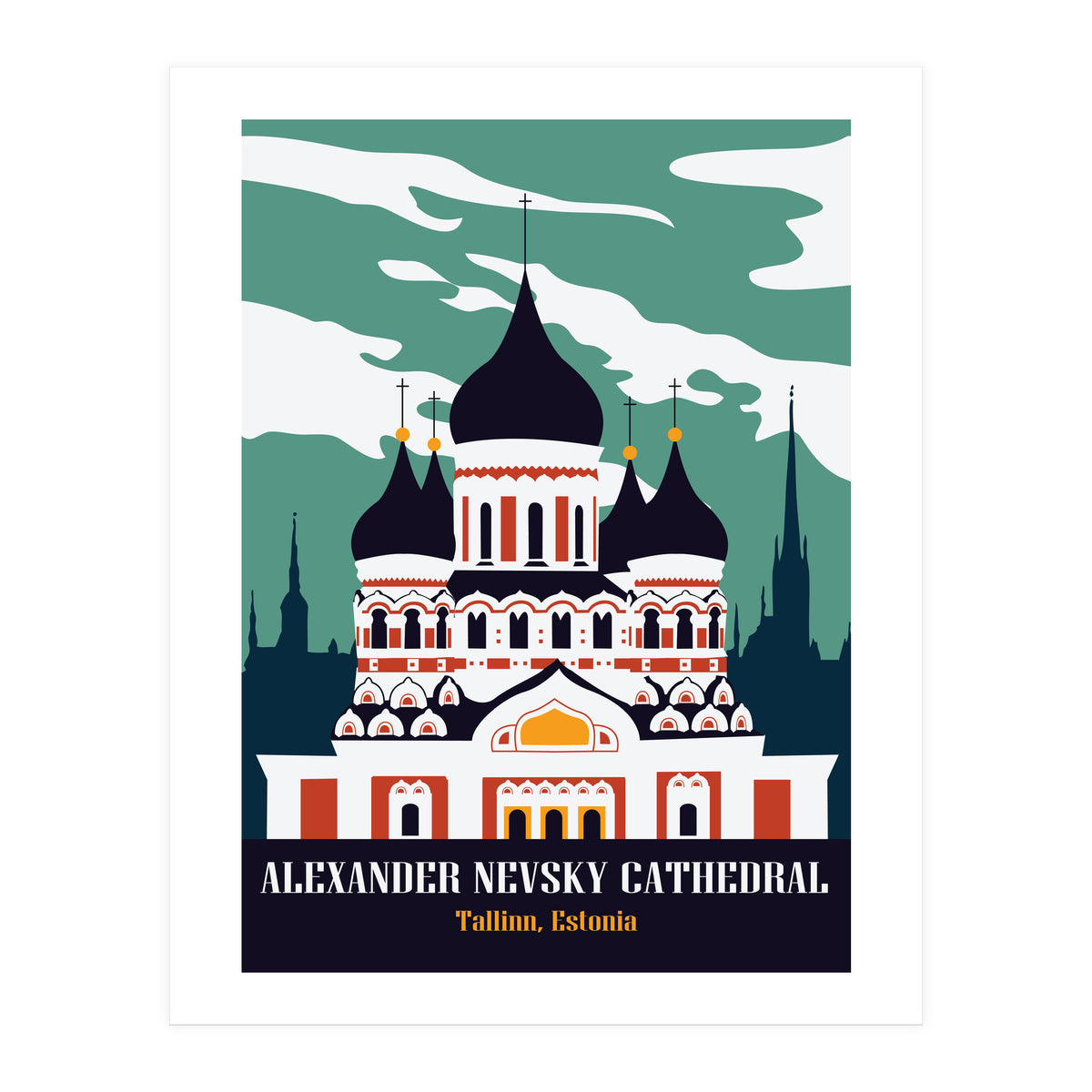 Alexander Nevsky Cathedral, Talinn, Estonia (Print Only)