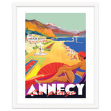 Beach at Annecy Lake, France thumbnail