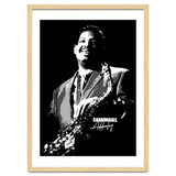 Cannonball Adderley American Jazz Saxophonist in Grayscale thumbnail