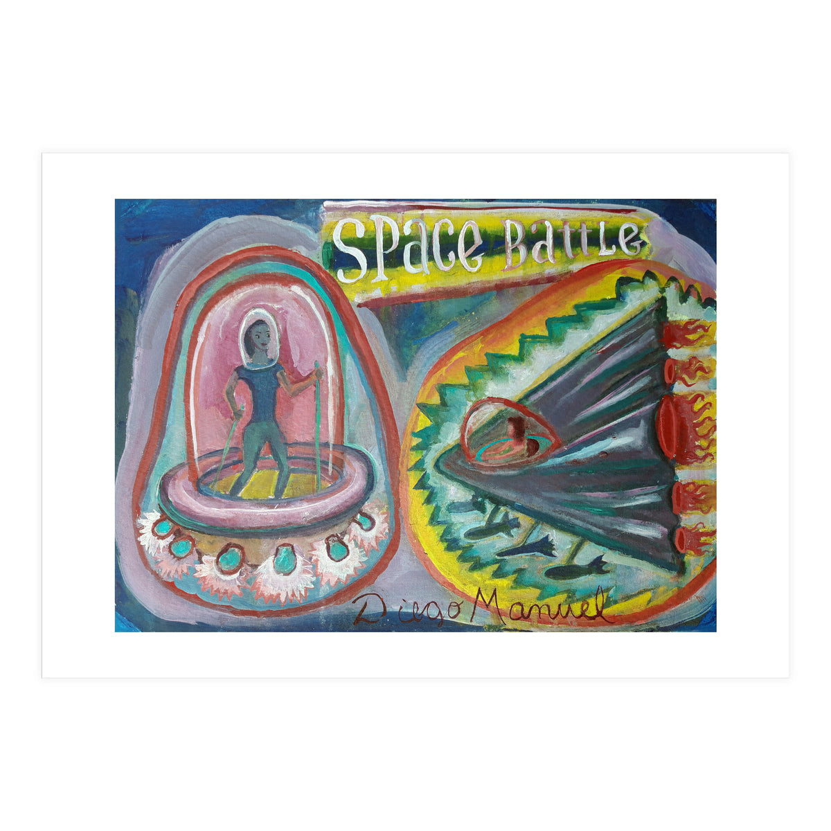 Space Battle (Print Only)