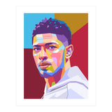 Jude Bellingham pop art portrait (Print Only) thumbnail