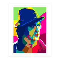 Sylvester Sly Stallone American Actor Pop Art WPAP    (Print Only)