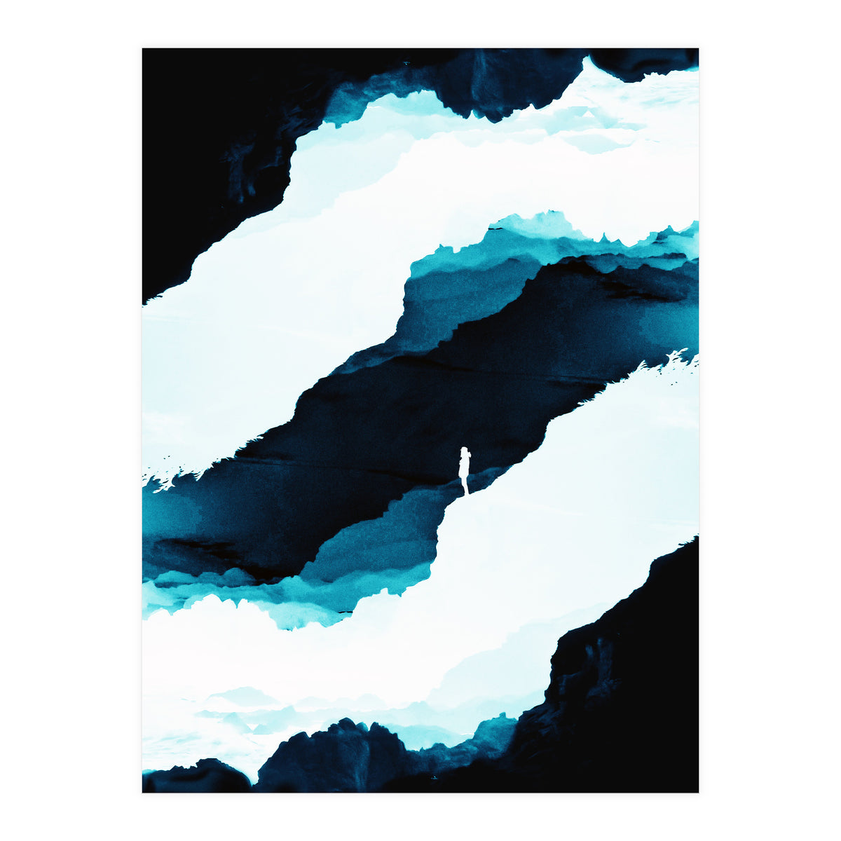 Teal Isolation (Print Only)