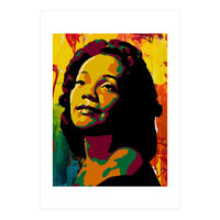 Coretta Scott King Colorful Abstract Art 2 (Print Only)