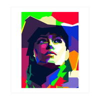 Jessica Biel Hollywood Movies WPAP Illustration Trending Now (Print Only)