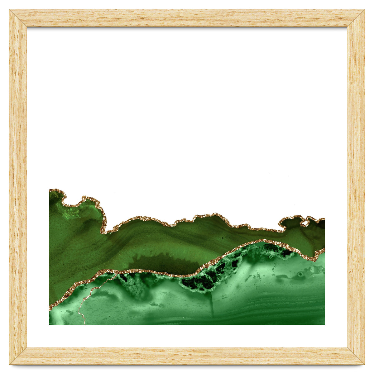 Green & Gold Agate Texture 30