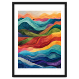 Abstract Rainbow Wave Landscape thumbnail