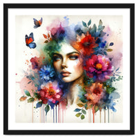 Ethereal Floral Portrait