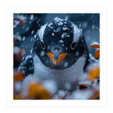 Close Up Of A Gentoo Penguin In The Snow (Print Only) thumbnail