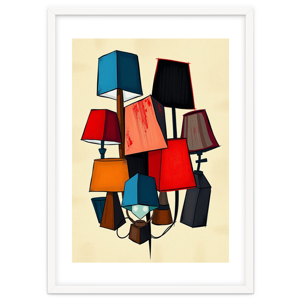 The Lamp Abstract Elegant