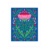 Bold Symmetrical Floral  (Print Only) thumbnail