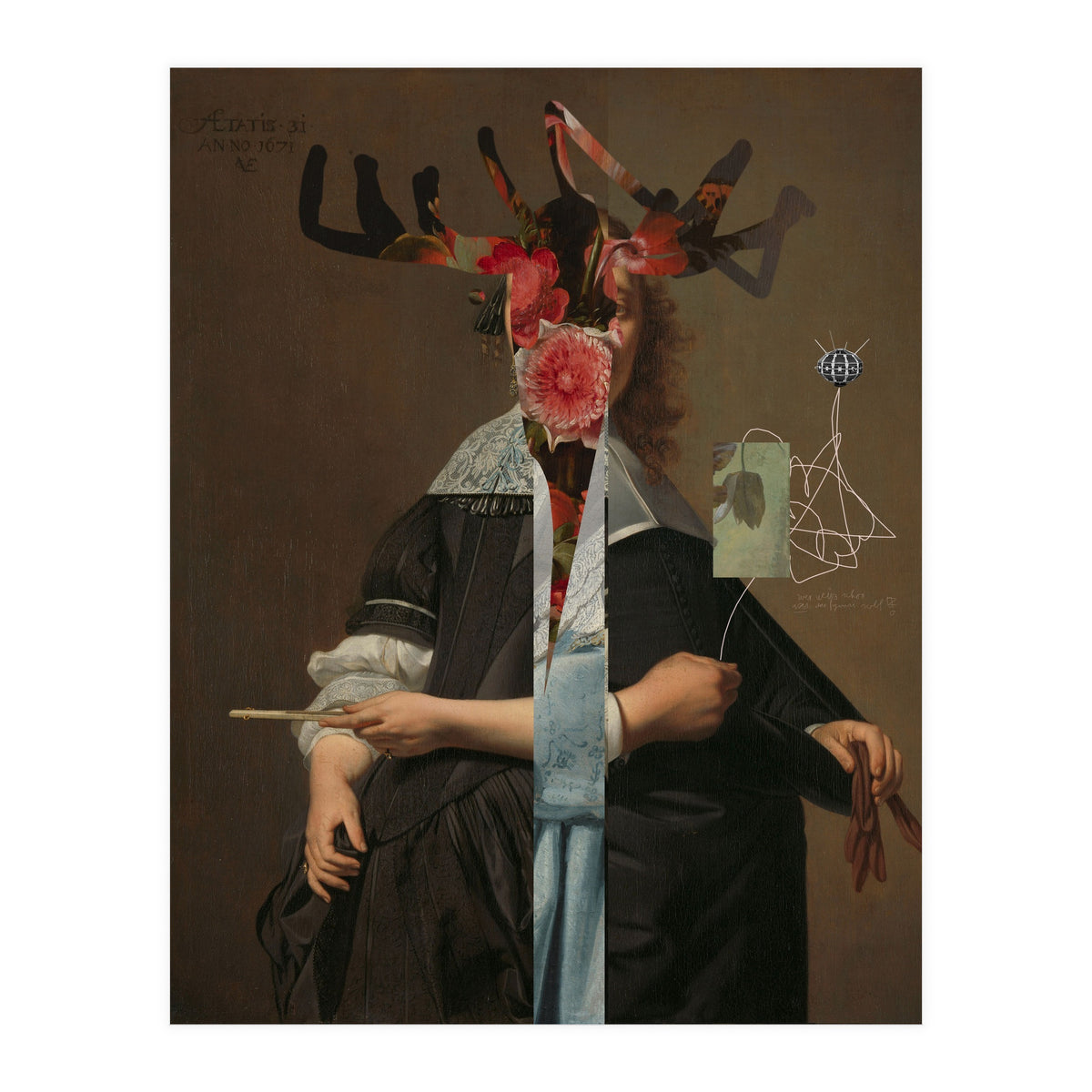 Classic Mix 252 · Hirsch Blumen (Print Only)