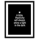 A little positivity will always shine a light in the dark thumbnail