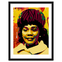 Coretta Scott King Colorful Abstract Art