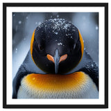 Close Up King Penguin In The Snow thumbnail