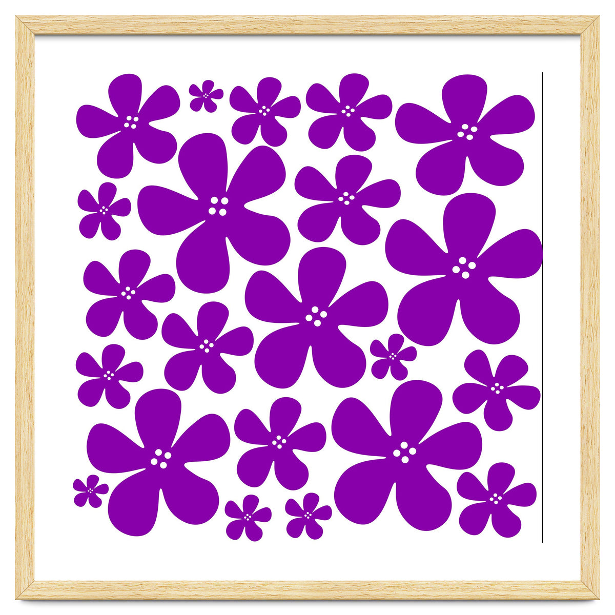 Purple Flowers Pattern
