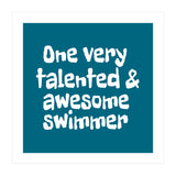 One very talented and awesome swimmer (Print Only) thumbnail